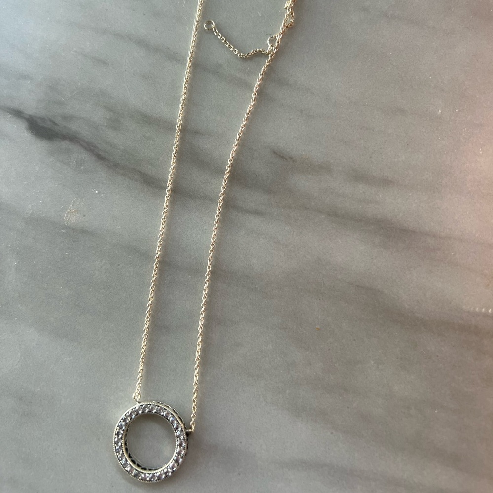 Pandora Circle of Sparkle Necklace